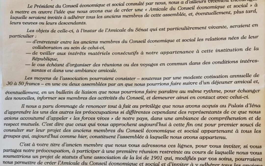 L’Amicale a 50 ans